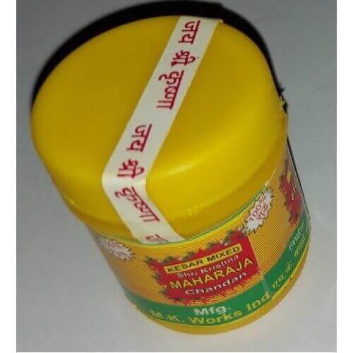 Chandan Peela Kesar Mix Maharaja Chandan
