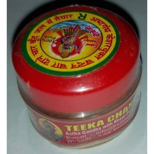 Asht Gandh Keshar Chandan Tikka Shri ji Chandan Bada